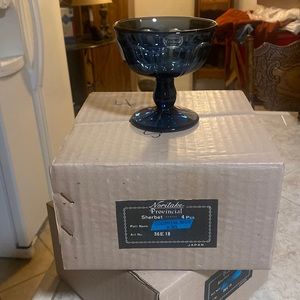 Noritake provincial 4-Piece Sherbert Set - NEW!